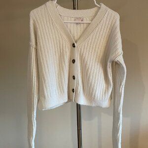 Women's Kohl's SO Cropped Button Up Sweater Size XS Pre-owned